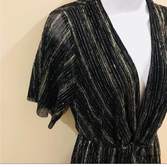 Nordstrom All in Favor Dolman Plisse Midi Dress - Picture 9 of 10